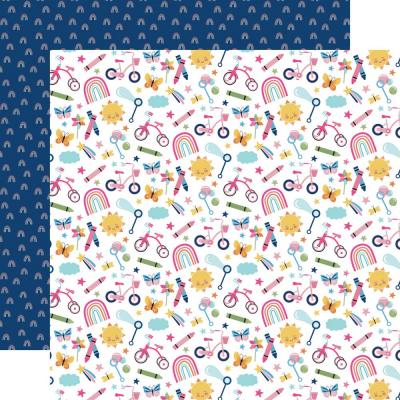Echo Park Play All Day Girl Designpapier - Playdate